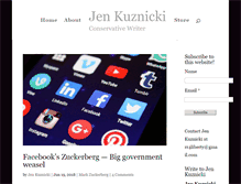 Tablet Screenshot of jenkuznicki.com